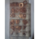 Copper washer assortments - 150 pcs - 678177