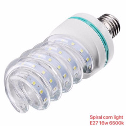 Λάμπα LED - Spiral Corn - E27 - 16W - 6500K - 356977