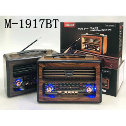 Επαναφορτιζόμενο ραδιόφωνο Retro - M-1917-BT - 119176
