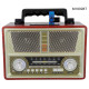 Επαναφορτιζόμενο ραδιόφωνο Retro - M1802-BT - 018022