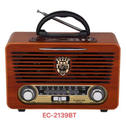Επαναφορτιζόμενο ραδιόφωνο - EC2139BT - Everton - 121389