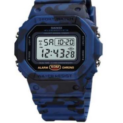 Ψηφιακό ρολόι χειρός – Skmei - 1628 - Army Blue