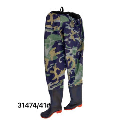 Αδιάβροχο παντελόνι με γαλότσα - Camo - No.41 - 31474