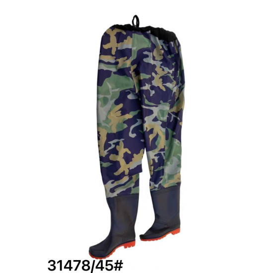 Αδιάβροχο παντελόνι με γαλότσα - Camo - No.45 - 31478