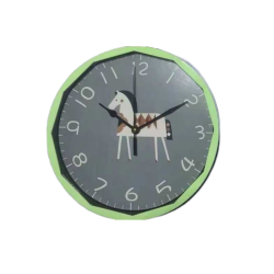Παιδικό ρολόι τοίχου - XH-6628 - 166283 - Green