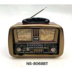 Επαναφορτιζόμενο ραδιόφωνο Retro - NS-8068BT - 880682