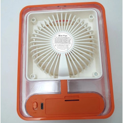 Επαναφορτιζόμενος ανεμιστήρας-υγραντήρας - Mini - 903487 - Orange
