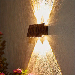 Ηλιακό φωτιστικό τοίχου LED - Warm White - 4lamps - 941372