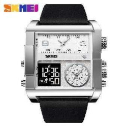Ψηφιακό/αναλογικό ρολόι χειρός – Skmei - 2020 - Silver/Black