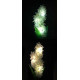 Φωτιζόμενα διακοσμητικά λουλούδια LED με ηλιακό πάνελ - 2pcs - 150326 - White
