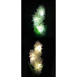 Φωτιζόμενα διακοσμητικά λουλούδια LED με ηλιακό πάνελ - 2pcs - 150326 - Purple