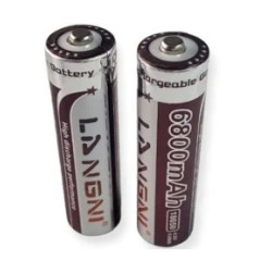 Επαναφορτιζόμενες μπαταρίες λιθίου 18650  - 4.2V - 6800mah - 2pcs - 279467