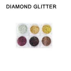 Σετ Glitter νυχιών Nail Art - Diamond Glitter - 6pcs - 910587