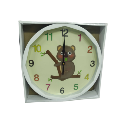 Παιδικό ρολόι τοίχου - XH-B2602 - 26cm - 126027 - White