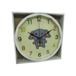 Παιδικό ρολόι τοίχου - XH-B2605 - 26cm - 126058 - White