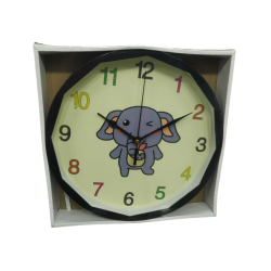 Παιδικό ρολόι τοίχου - XH-B2605 - 26cm - 126058 - Black