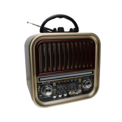 Επαναφορτιζόμενο ραδιόφωνο Retro - RX730D - 717306 - Gold