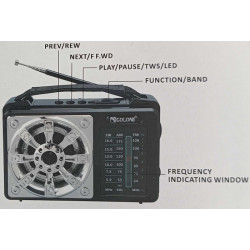 Επαναφορτιζόμενο ραδιόφωνο - RX633 - 726636