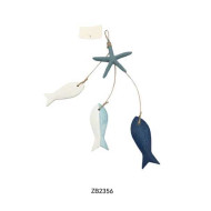 Διακοσμητικό Souvenir - Αστερίας με ψάρια - Κρεμαστό - ZB2356 - 921218