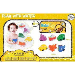 Σετ βρεφικά παιχνίδια μπάνιου - Water Toys - 6pcs - HY795-1 - 308136