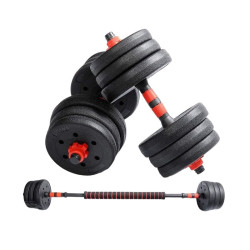 Σετ αλτήρες γυμναστικής με μπάρα - 20kg - 556643